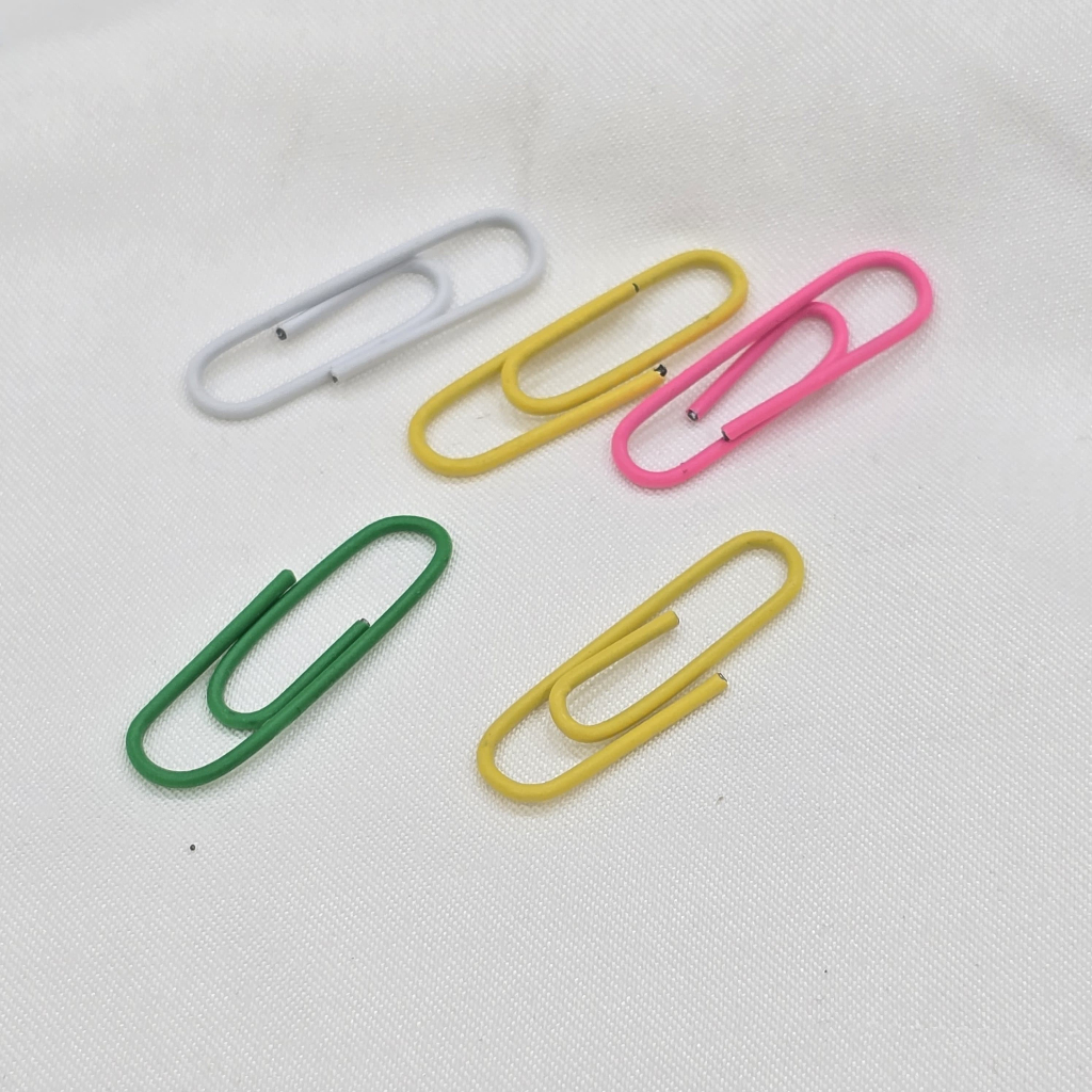 

(PER 5 BIJI) Paper Clip Warna / Paper Klip Murah / Penjepit Kertas 2,8 cm x 0,9 cm