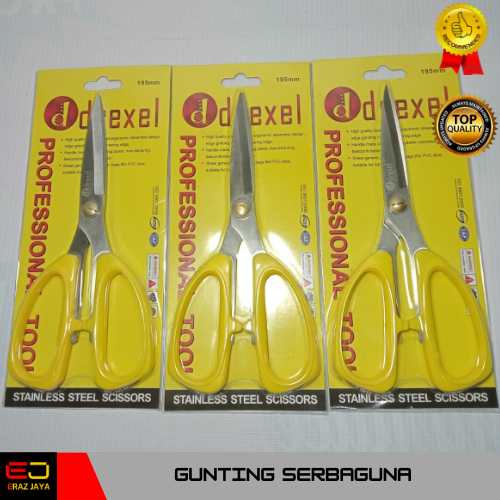 

Gunting Serbaguna Profesional / Stainless Steel Scissors / Gunting Kertas / Kuat / Tebal