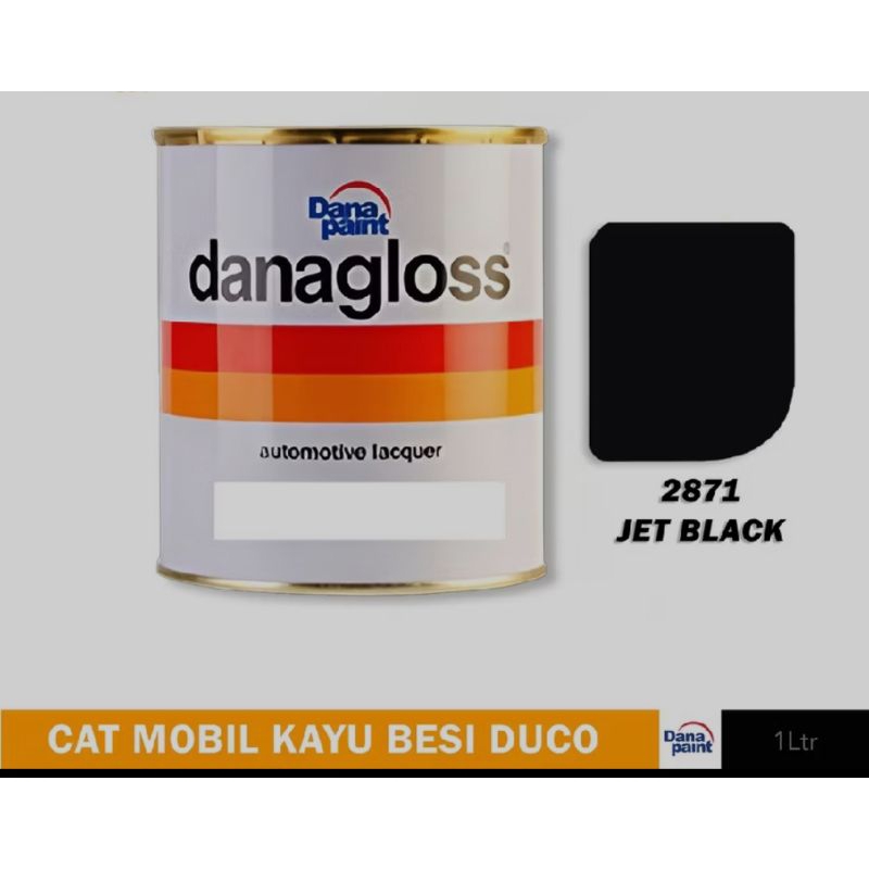 CAT DANAGLOSS 2871 Jet Black - Cat Mobil Kayu Besi Duco
