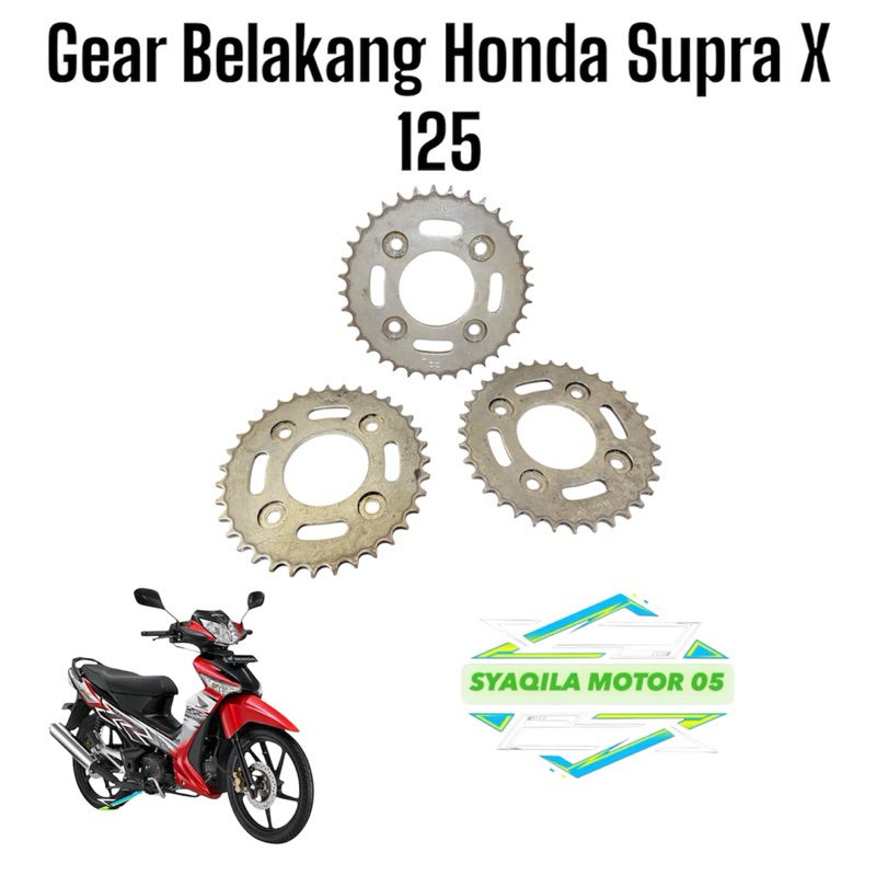 Gir belakang Gear belakang honda supra x 125 Fi copotan original