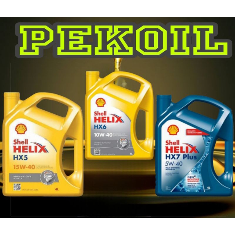 OIL OLI MOBIL SHELL HX5 HX6 HX7 4 LITER