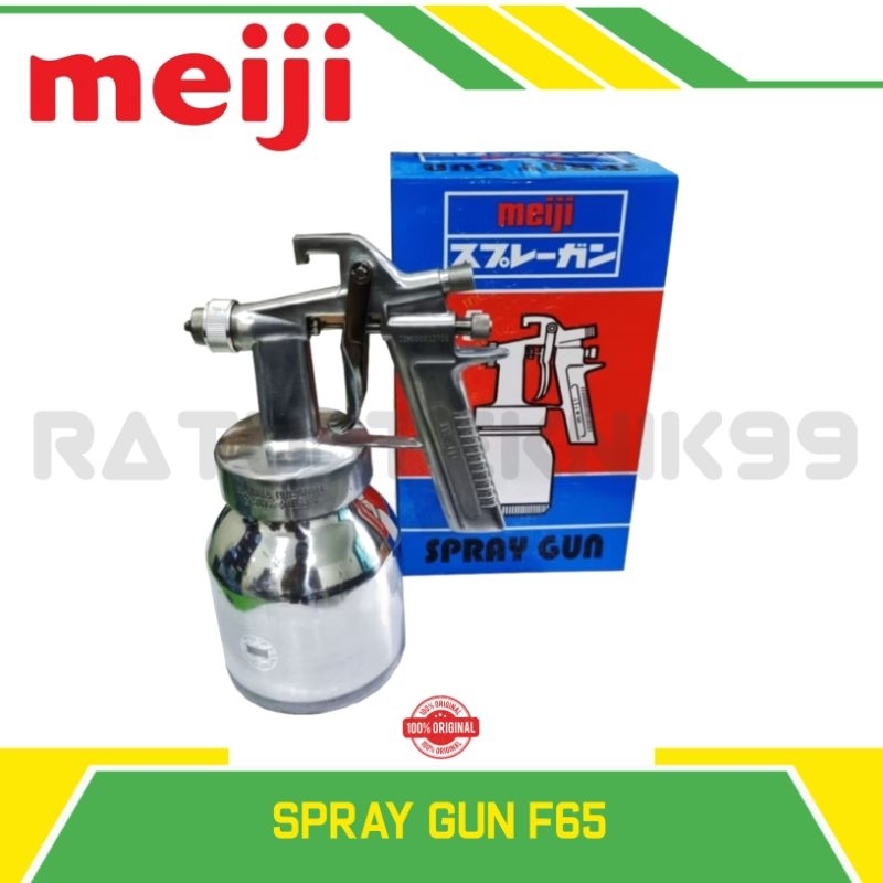 MEIJI F65 Spray Gun Tabung Bawah Low Pressure HVLP Tekanan Rendah