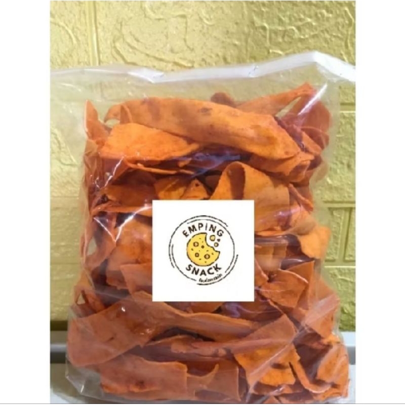 

Kerupuk Slondok Pedas Manis Kemasan 250 gram, 500 gram, 1kg - Enak Dan Renyah