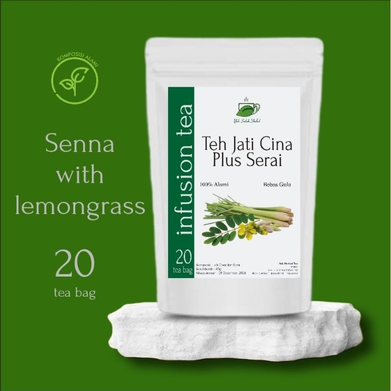 

JATI CINA + SERAI / SENNA with LEMONGRASS (20 tea bag)