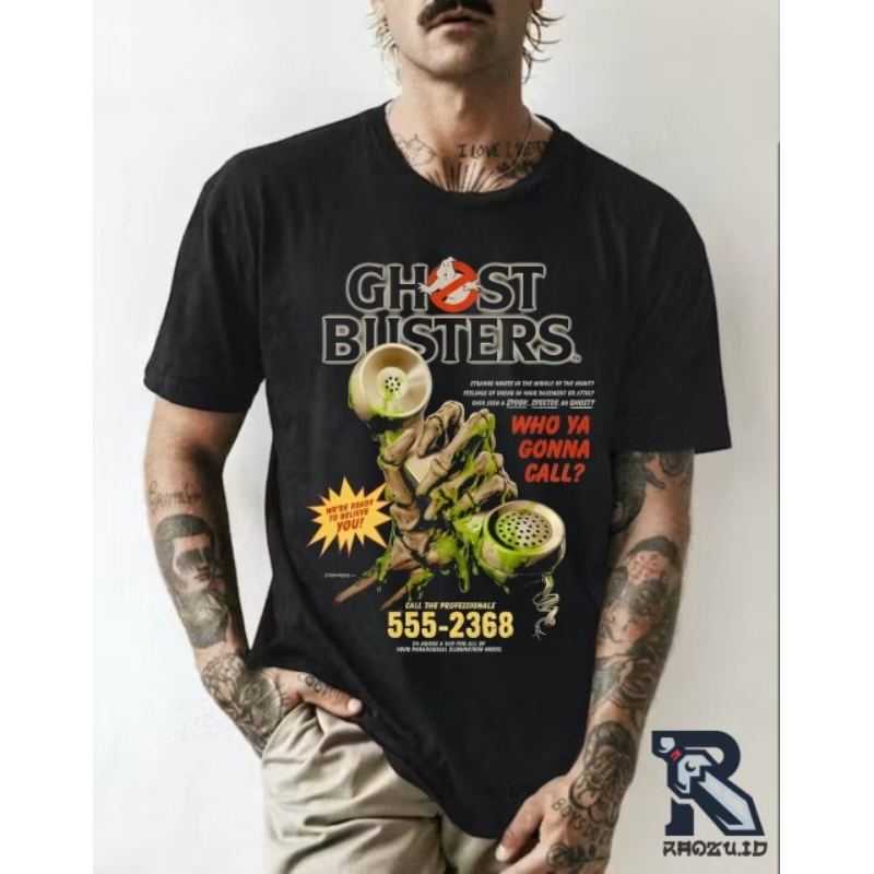 kaos t-shirt ghost buster