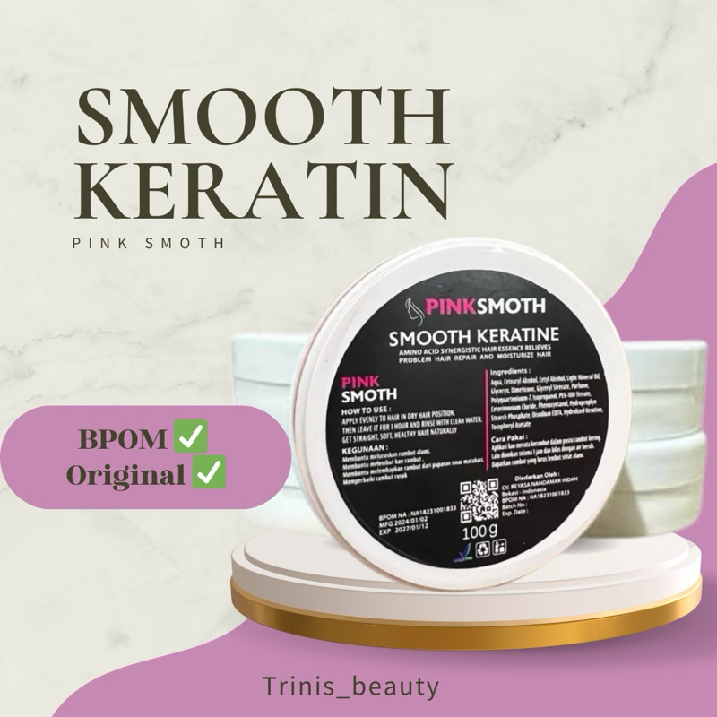 Pink Smoth Keratin Pelurus Rambut / Obat Pelurus Rambut / Hair Keratin / Pink Smoth Pelurus Rambut 1