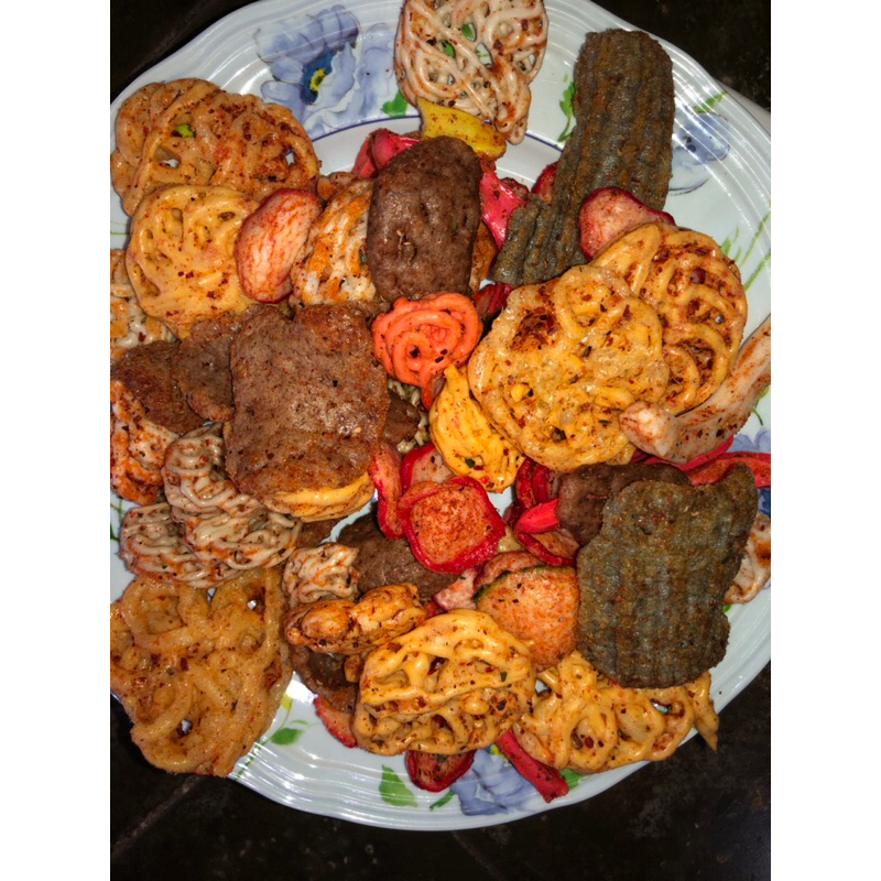 

kerupuk seblak Mix pedas