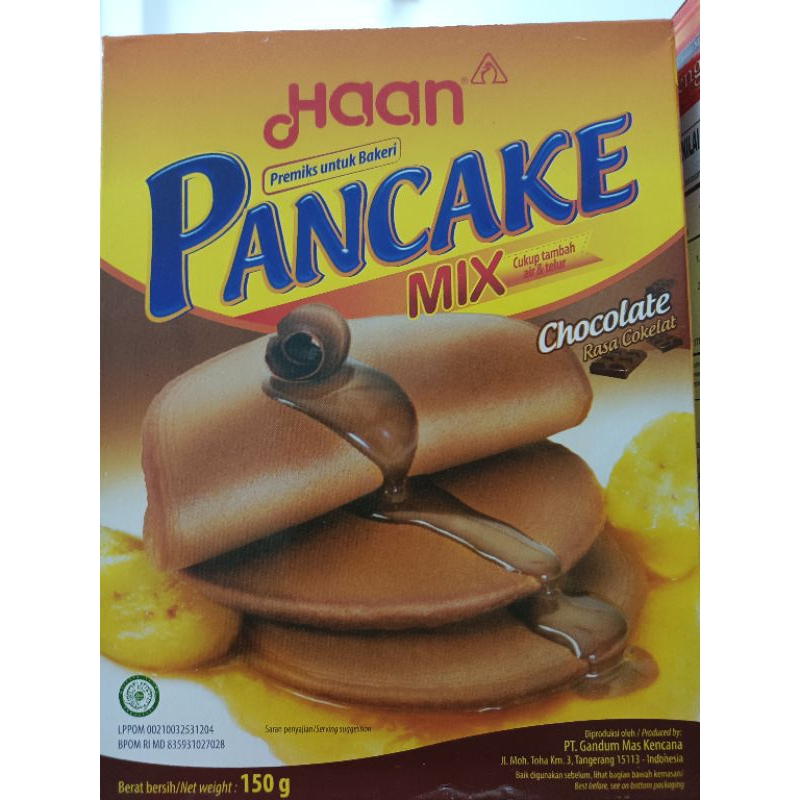 

TEPUNG PREMIX HAAN PANCAKE COKELAT 150GRAM