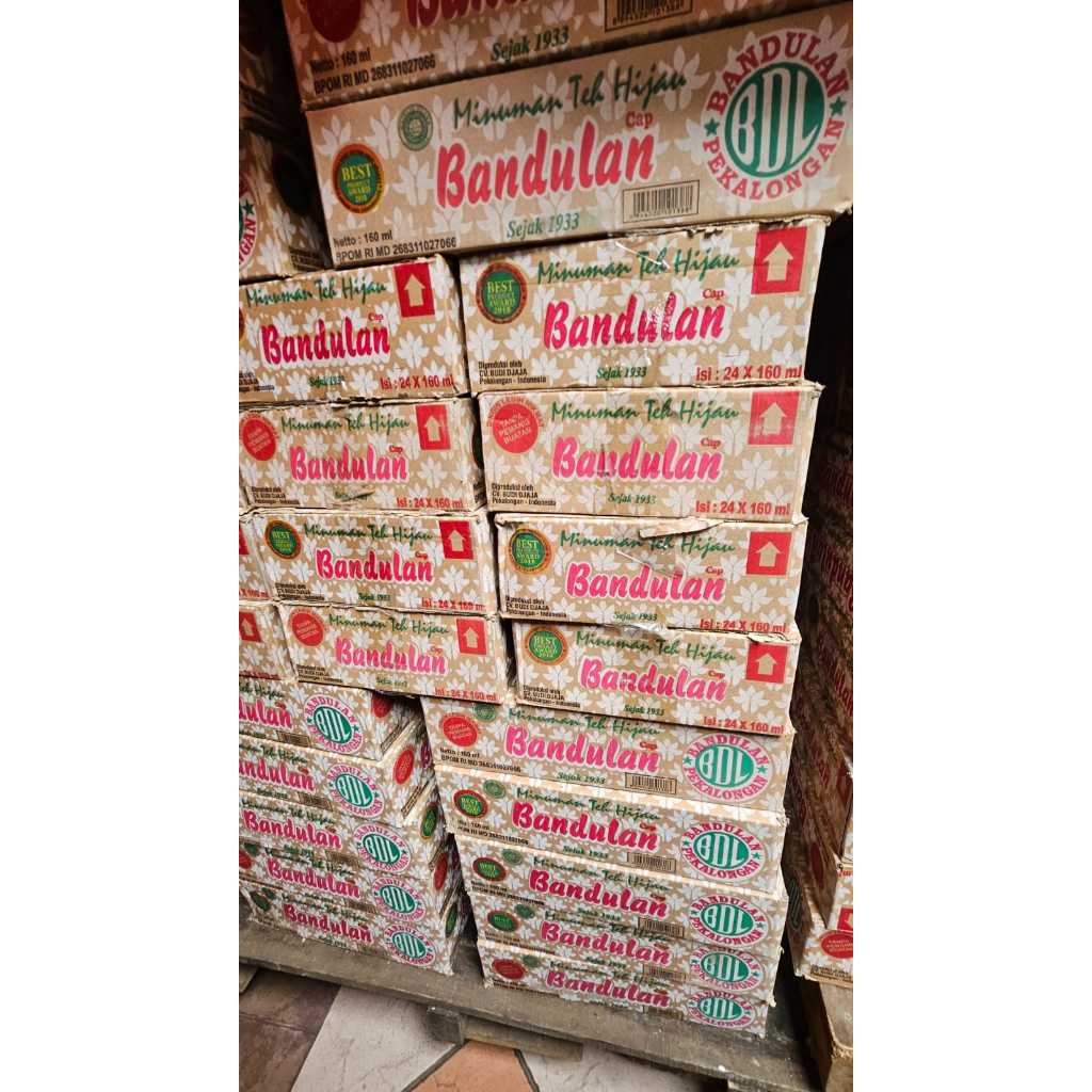 

BANDULAN TEH HIJAU 160ML ISI 24 PCS (KARTON)