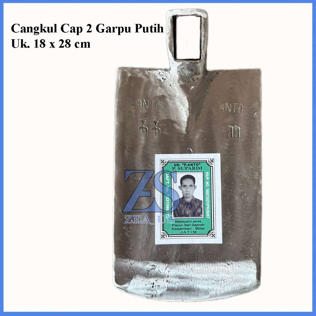 Pacul P.Anto Blitar Cangkul Wojo Isen cap garpu ASLI Pande Blitar Pacul Sawah Kebun