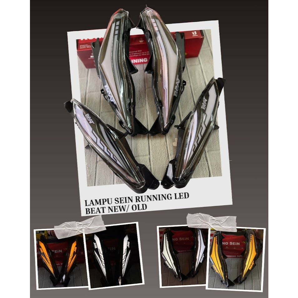 Lampu Sen Depan Beat Esp 2016-2019 Beat FI 2013-2015 Running LED Putih/Kuning