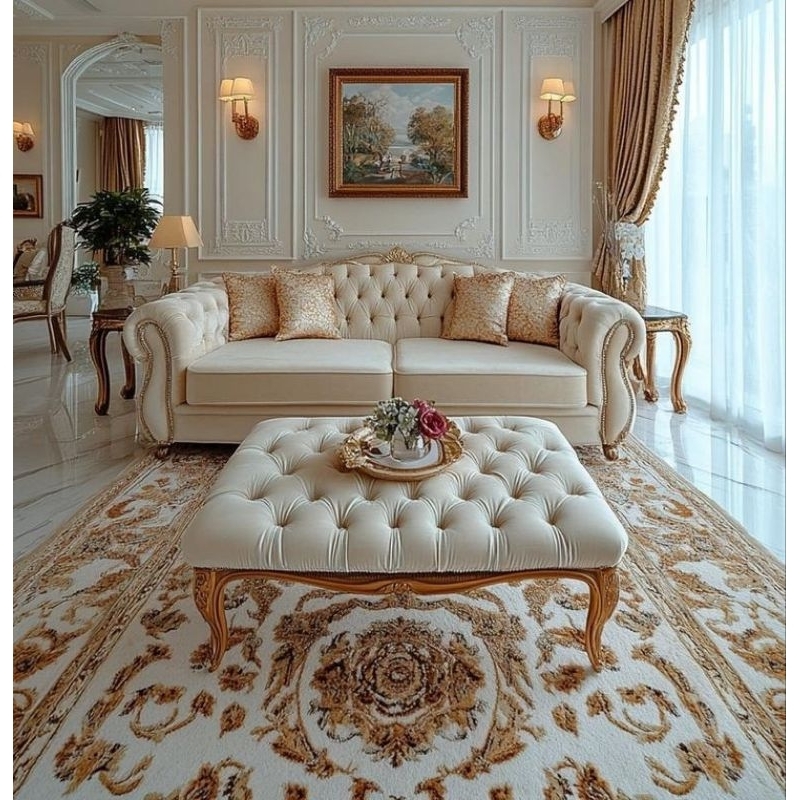 sofa mewah untuk ruang tamu apartemen