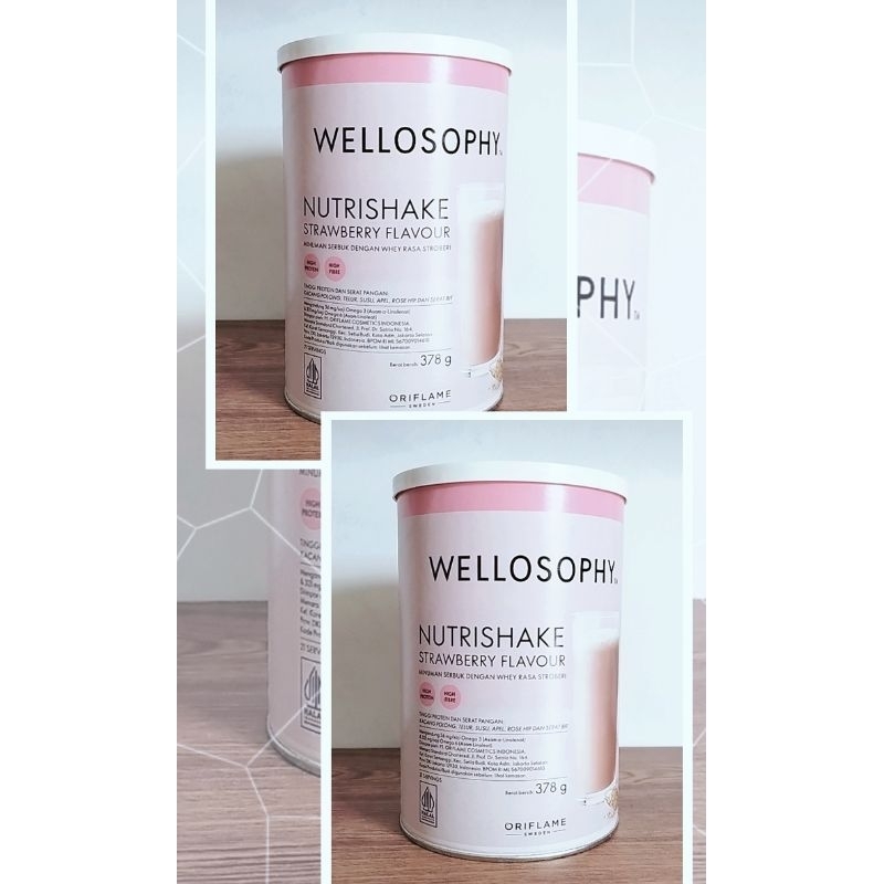 

Minuman Serbuk WELLOSOPHY NUTRISHAKE rasa Strawberry