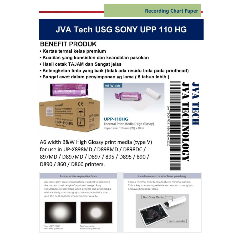 USG SONY UPP 110 HG