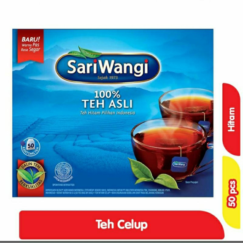 

SariWangi Teh Celup Hitam Asli 50s