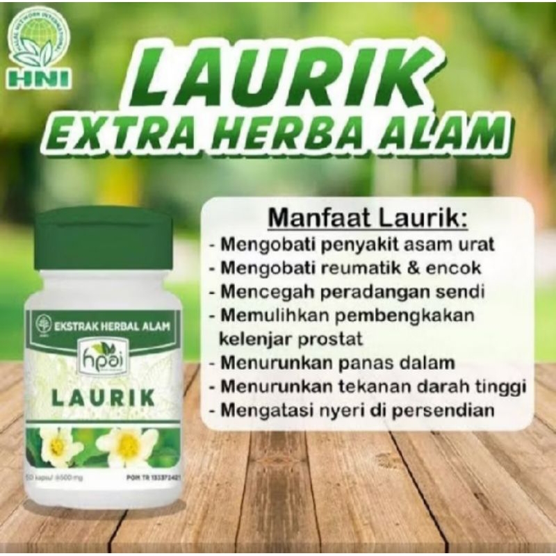 LAURIK HNI HPAI obat herbal asam urat