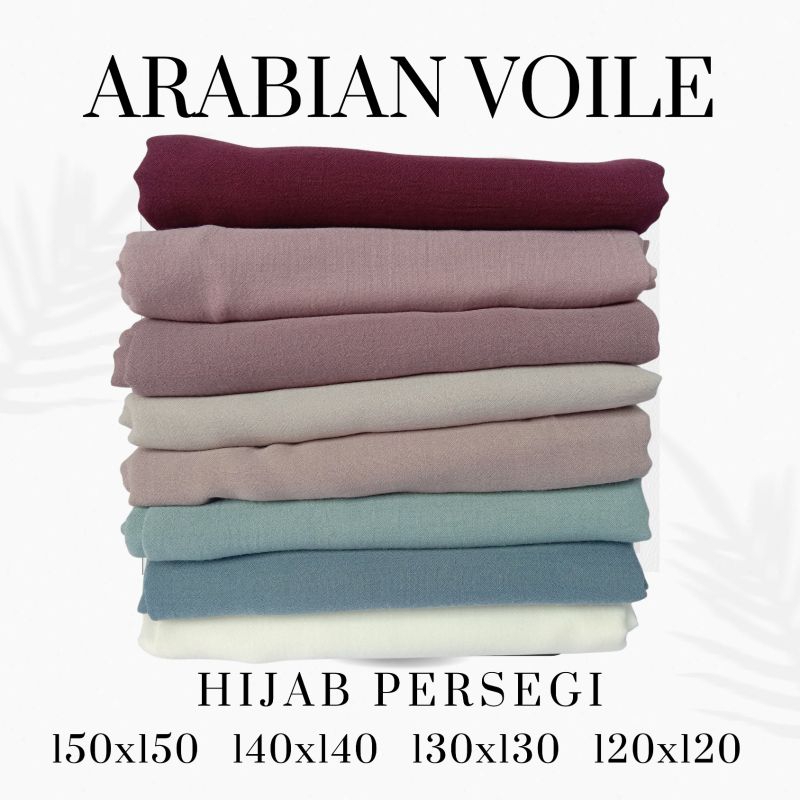 segiempat voal syari hijab persegi arabian voile paris premium turkish voile