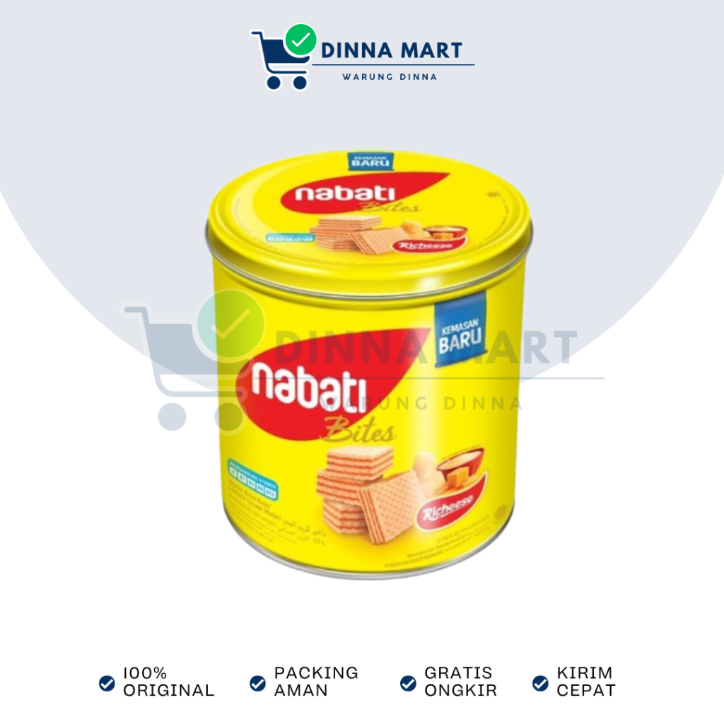 

Nabati Wafer Keju Cheese Kaleng 240g