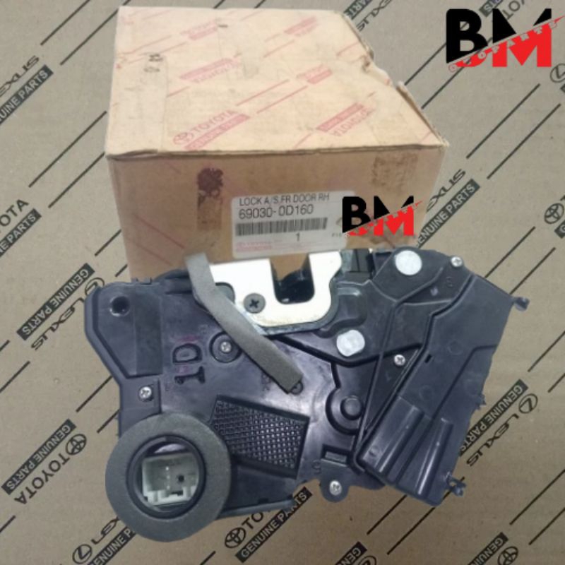Door Lock Pintu Depan Kanan Yaris NCP91 2006-2013 Original 69030-0D160