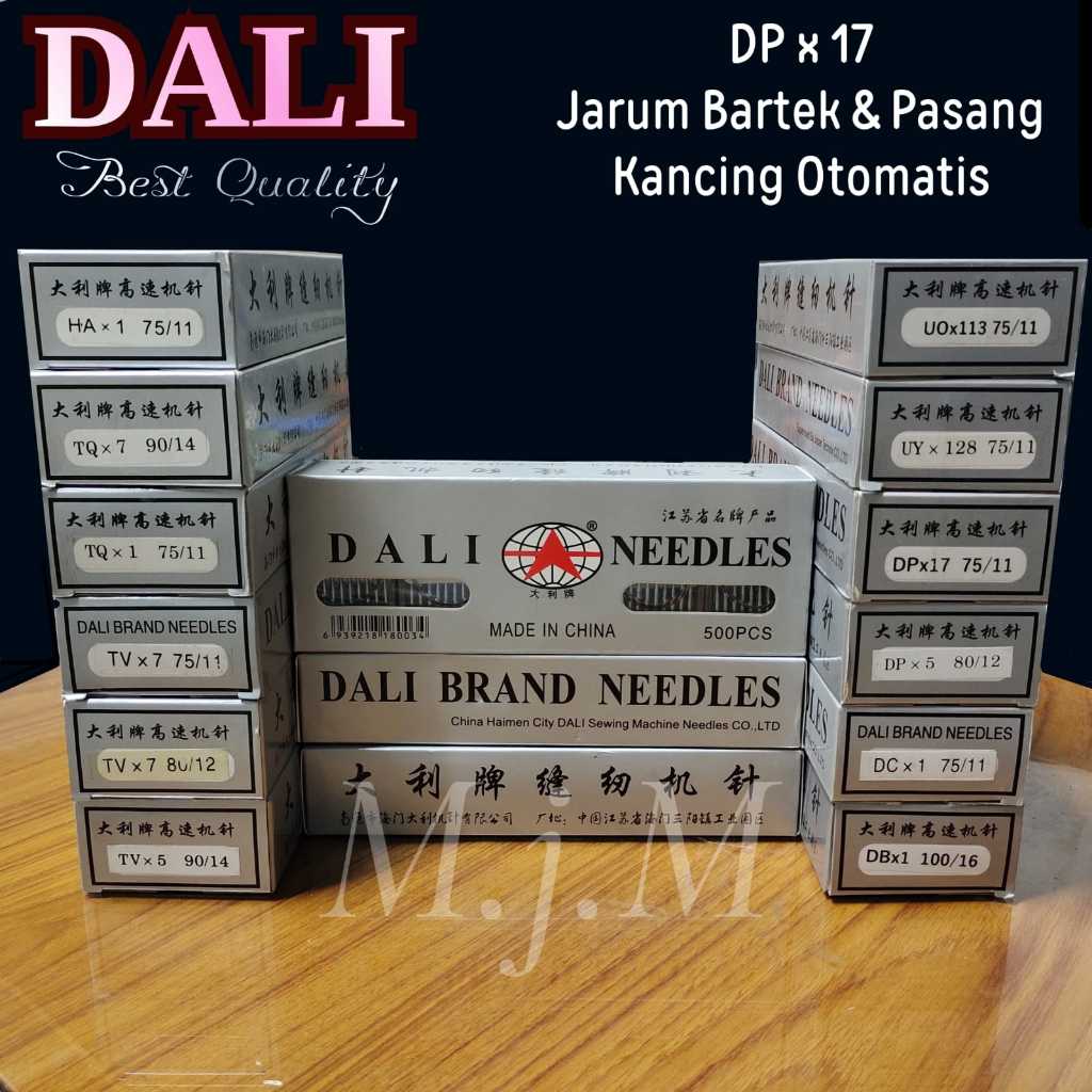 Jarum jahit bartek bartack DPx17/Jarum Mesin Pasang Kancing DP*17 DALI / DP X 17