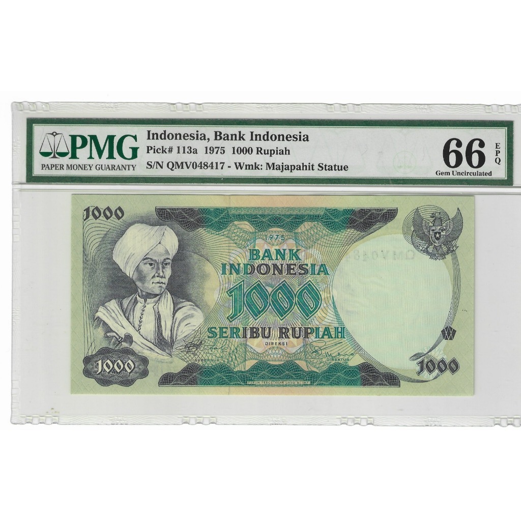 Uang kertas 1000 Rupiah Diponegoro PMG