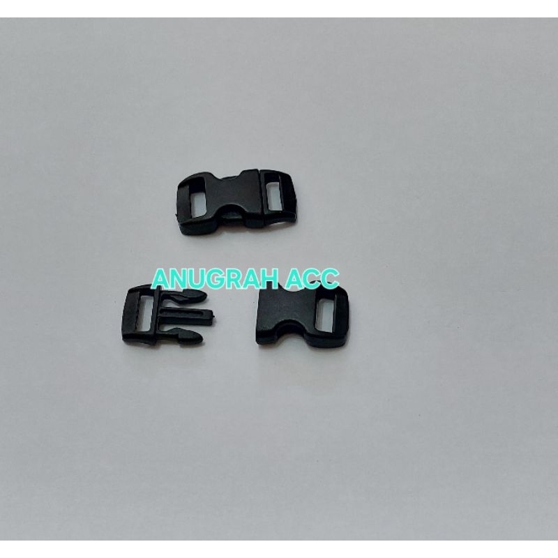 kunci sodok plastik / stoper sodok / buckle 1cm isi 10pcs