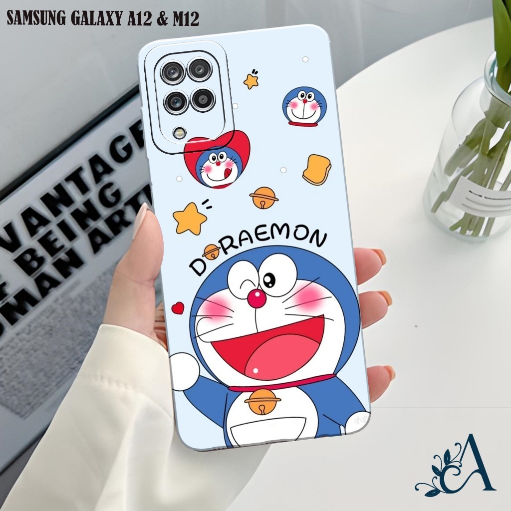 SAMSUNG GALAXY A12 & M12 - Softcase SAMSUNG GALAXY A12 & M12 - Case Pro Camera A12 & M12 - KARTUN Ca
