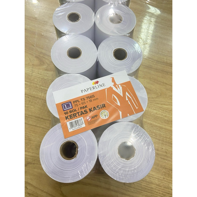 

Tel Strook ( Kertas Kasir ) 75 x 65 1 PLY Paperline