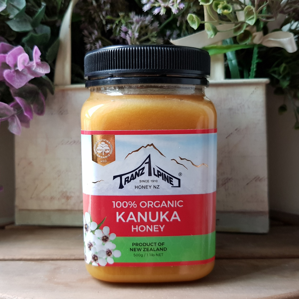 

TranzAlpine Organic Kanuka Honey, 500g, New Zealand, Sepupu dari Manuka honey