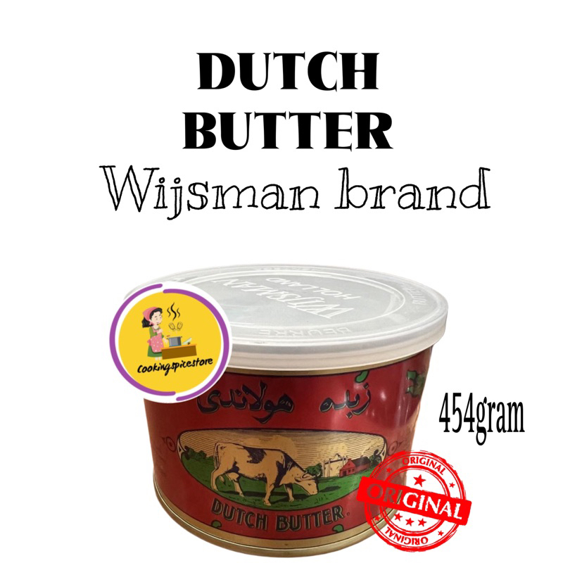 

WIJSMAN BUTTER MENTEGA WIJSMAN WISMAN WYSMAN KALENG 454 GRAM