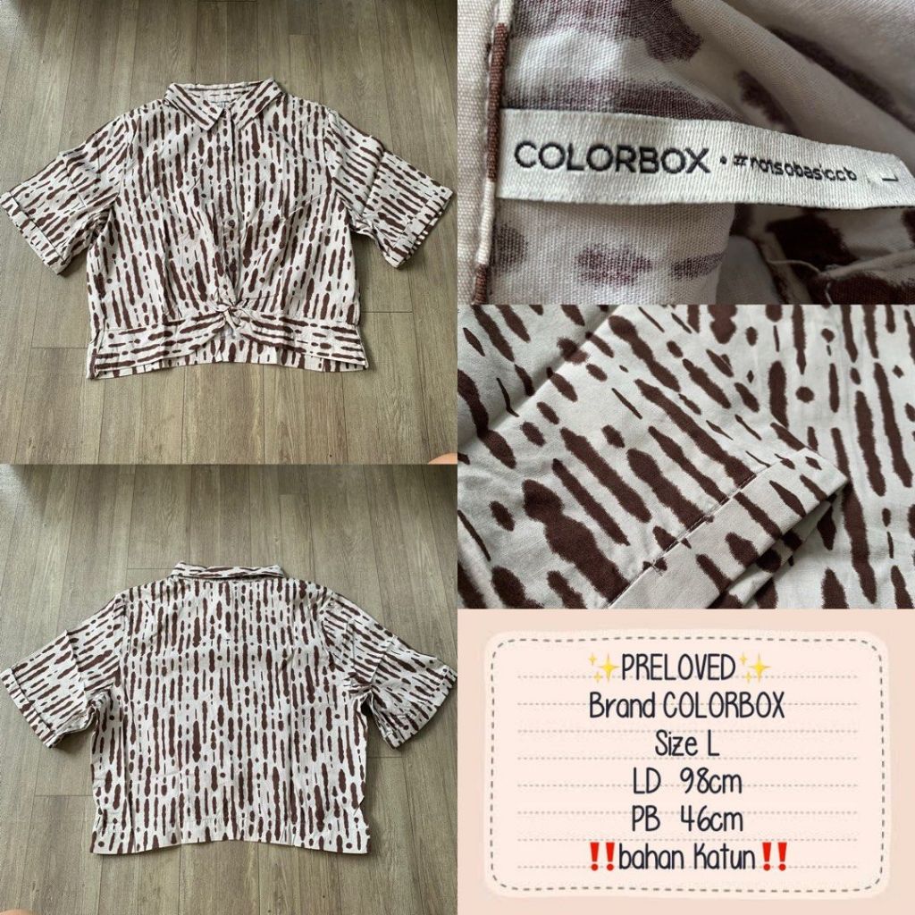 [Preloved] Atasan Wanita COLORBOX