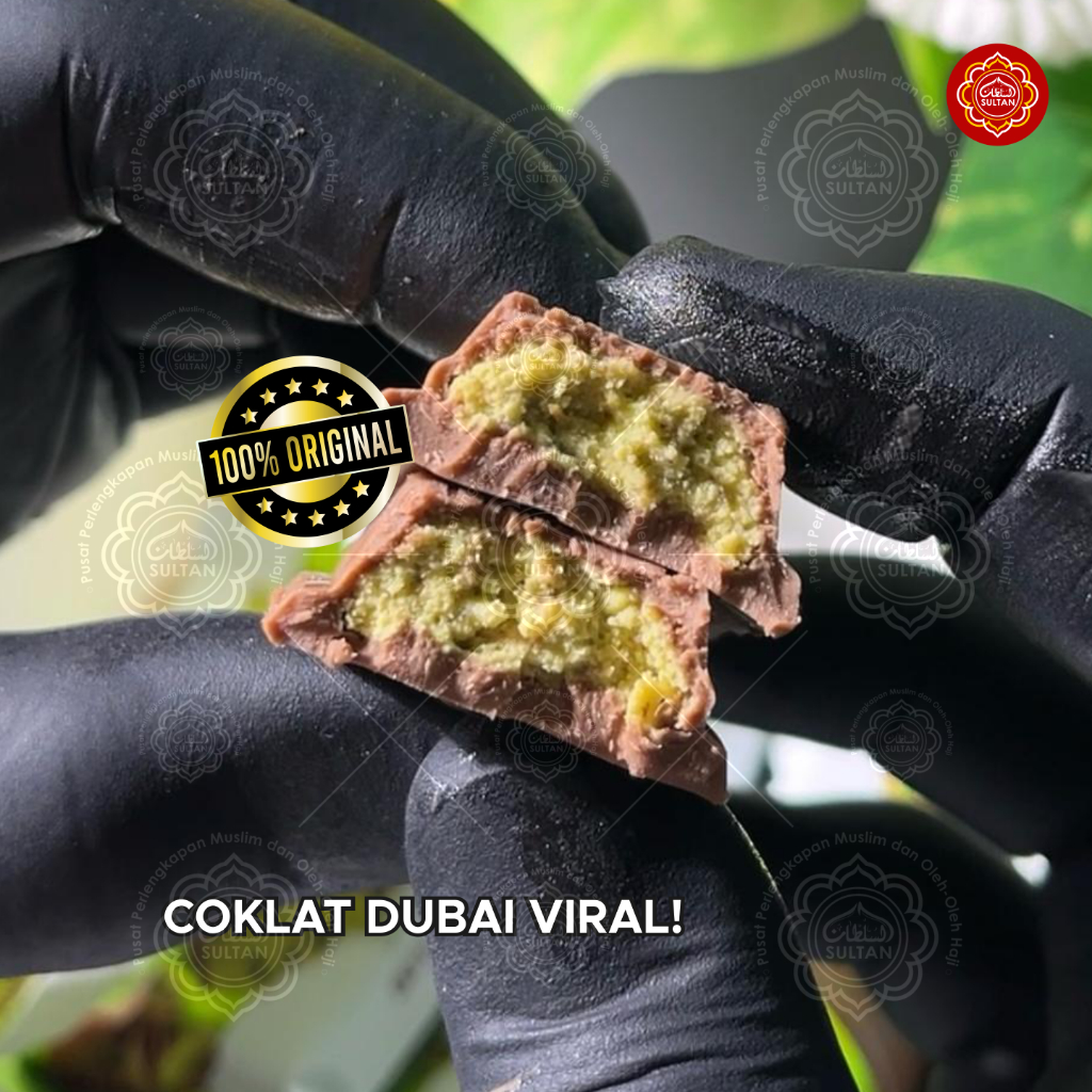 

[VIRAL] Coklat Dubai Bolci 30gr Original Turki Coklat Dubai Viral Kunafa Pistachio