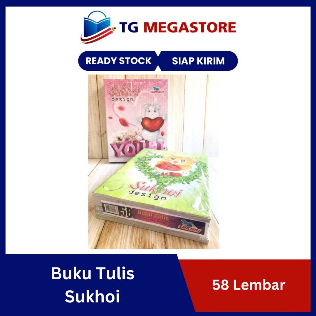 

Buku Tulis Sukhoi 58 Lembar