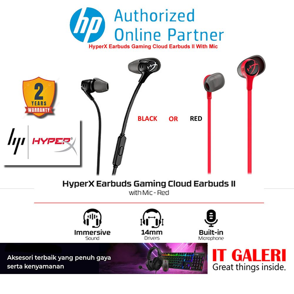 HyperX Cloud Earbuds II Gaming Earbuds
