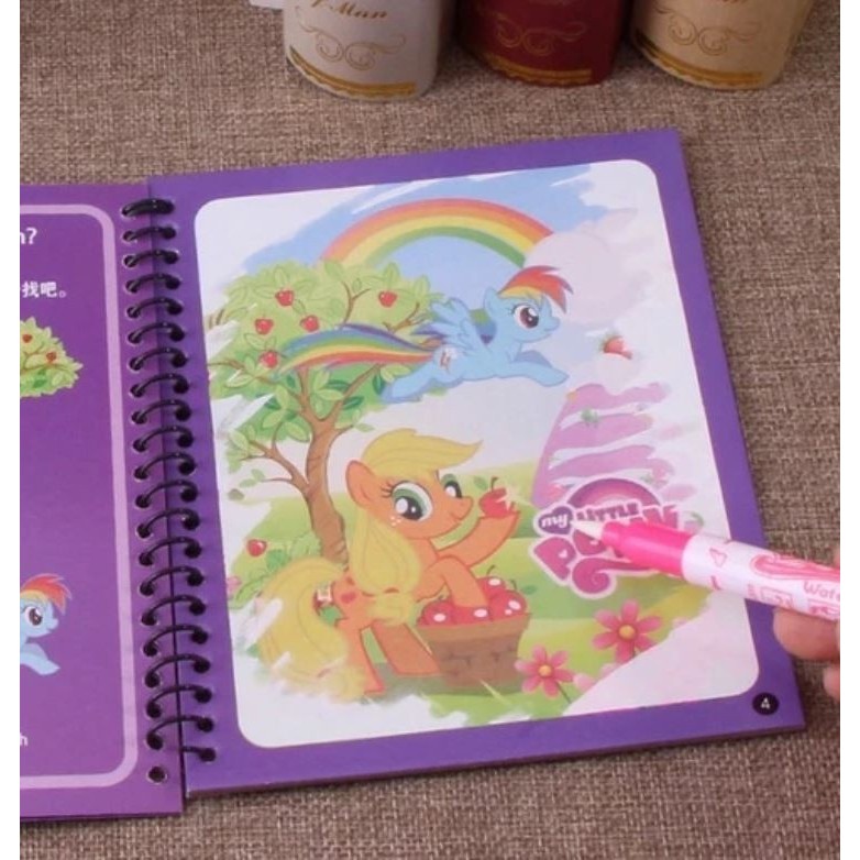 MAGIC SCRATCH NOTE - BUKU GAMBAR ANAK - MAGIC DRAWING BOOK