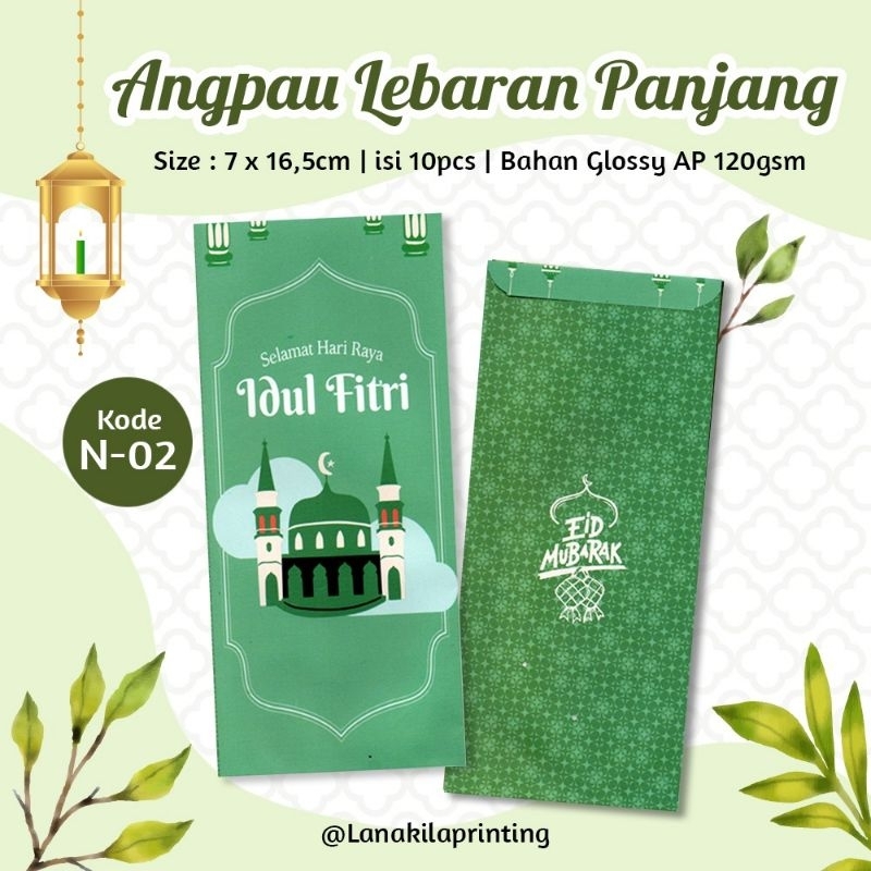 

ISI 10 PCS KODE N02 AMPLOP ANGPAU ANGPAO LEBARAN