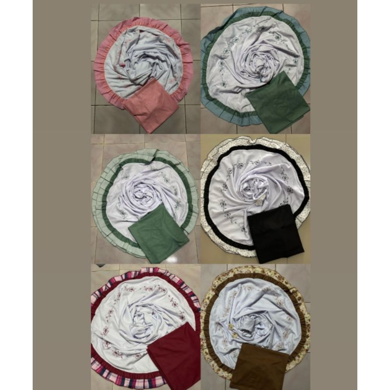 Nh- Mukena Santri Double Line /Gontor/pesantren/pondok/santri/santriwati/Gontor putri