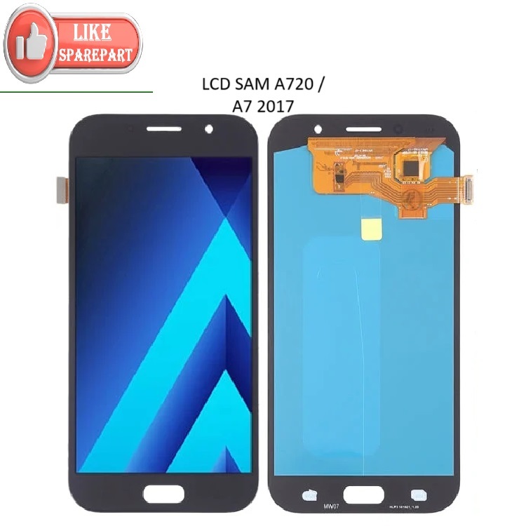 LCD TOUCHSCREEN SAMSUNG A720 / A7 2017 OLED / FULLSET LCD OLED LAYAR SENTUH - NEW PRODUCT