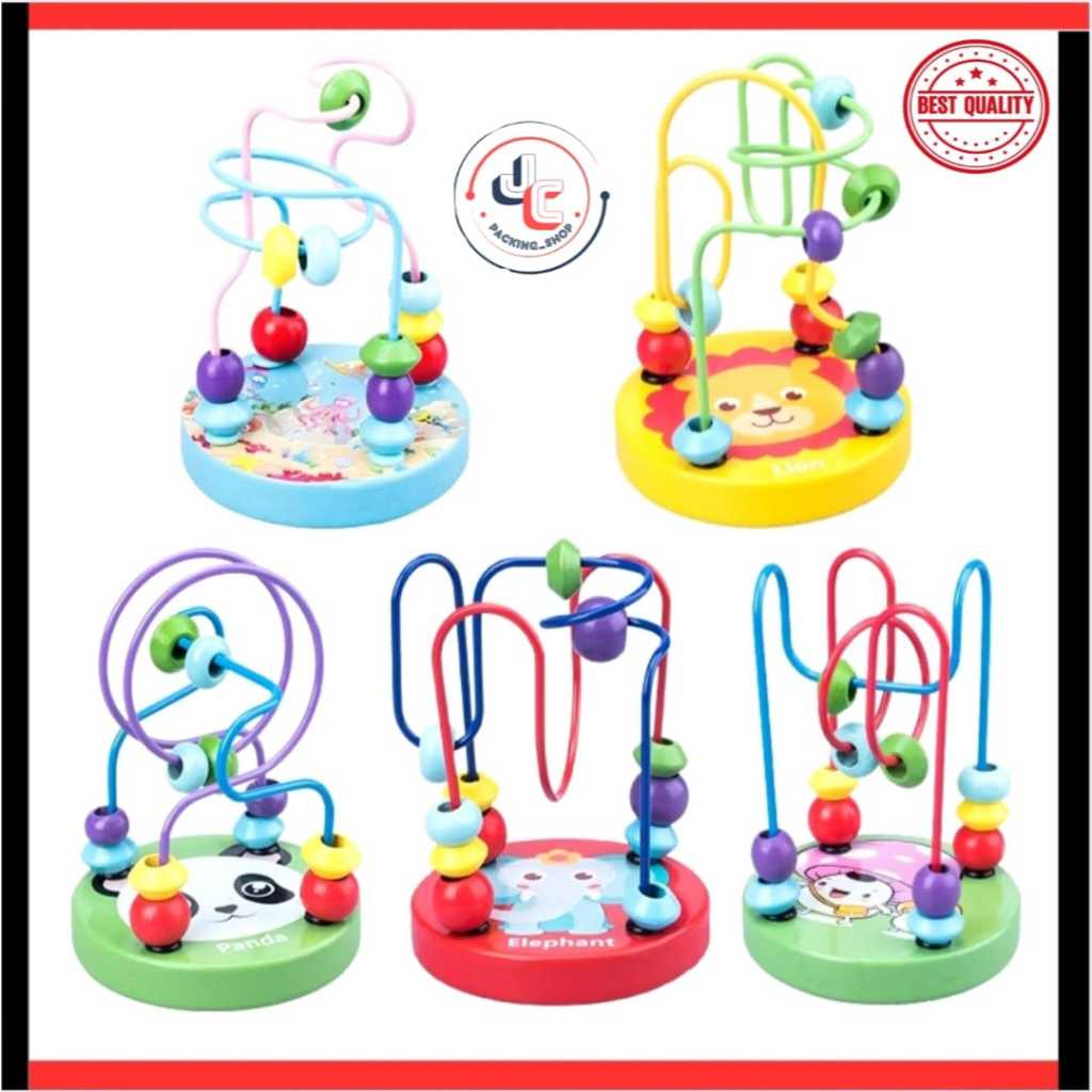 Mainan Jalur Kawat Edukasi /Mini Beads Toys / Mini Round Beads / Mainan Anak