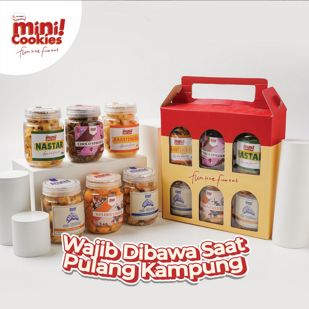 MINI COOKIES HAMPERS BY INA COOKIES KUE KERING LEBARAN PARSEL EKONOMIS