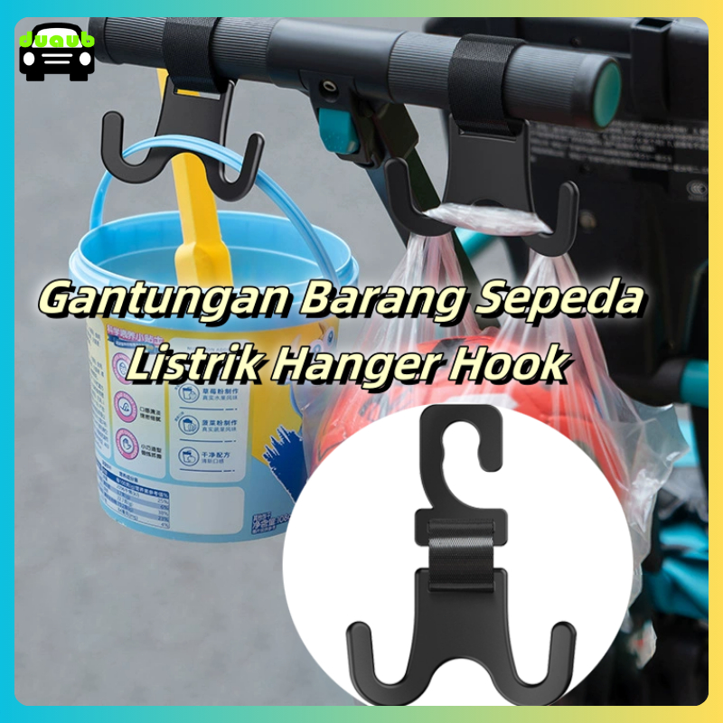 Gantungan Cantolan Barang Motor Sepeda Listrik Hook Cantolan Serbaguna Aksesoris Gantung Di Stang Se