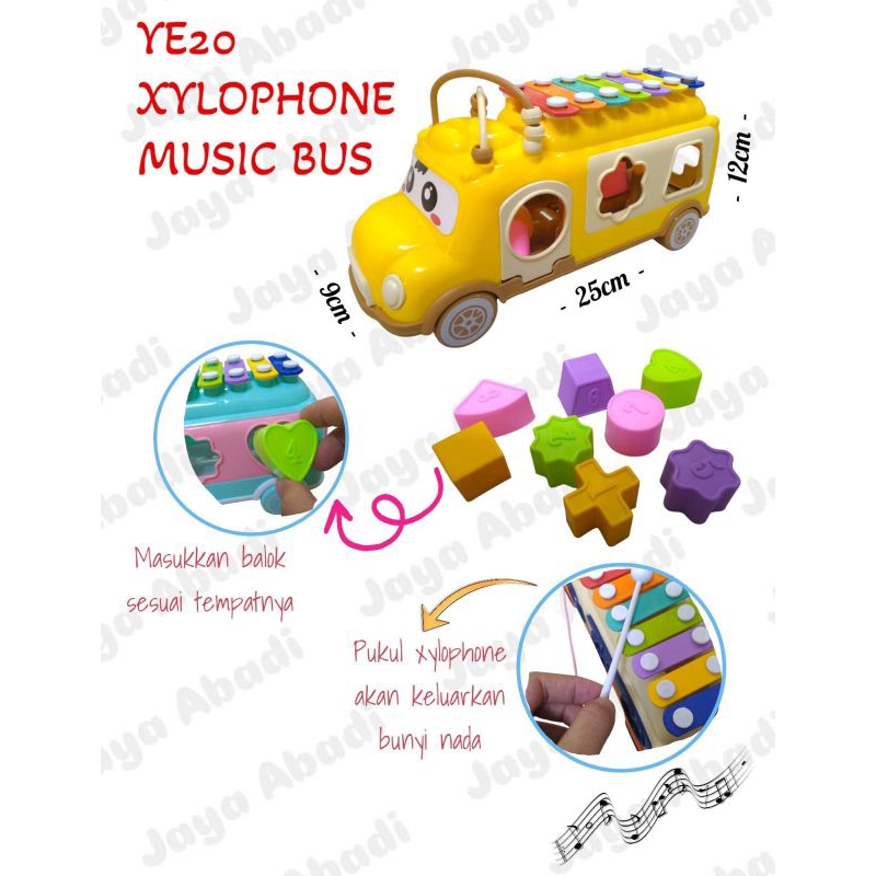 YE20 |  XYLOPHONE MUSIC BUS / MUSIK XYLOPHONE / MUSIK BUS