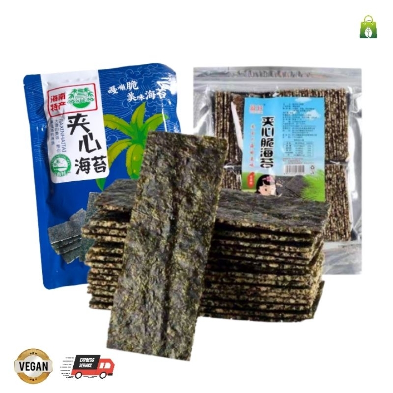 

Sandwich Seaweed - Camilan Rumput Laut Rasa Wijen - 2 Varian