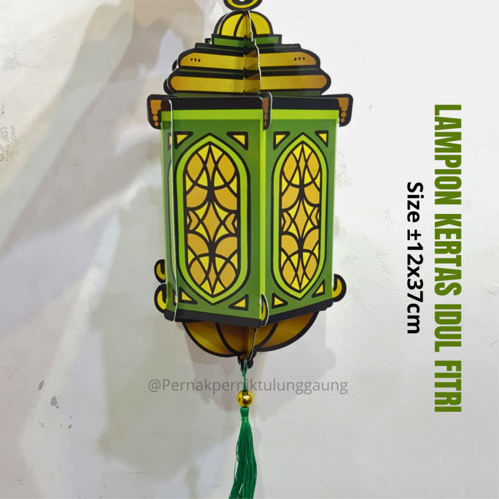 LAMPION KERTAS IDUL FITRI- LAMPIOM KERTAS IDUL FITRI