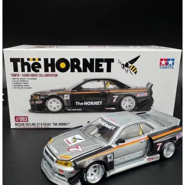 MINI GT KHMG093 CHASE KAIDO NISSAN SKYLINE GTR R34 TAMIYA "THE HORNET"