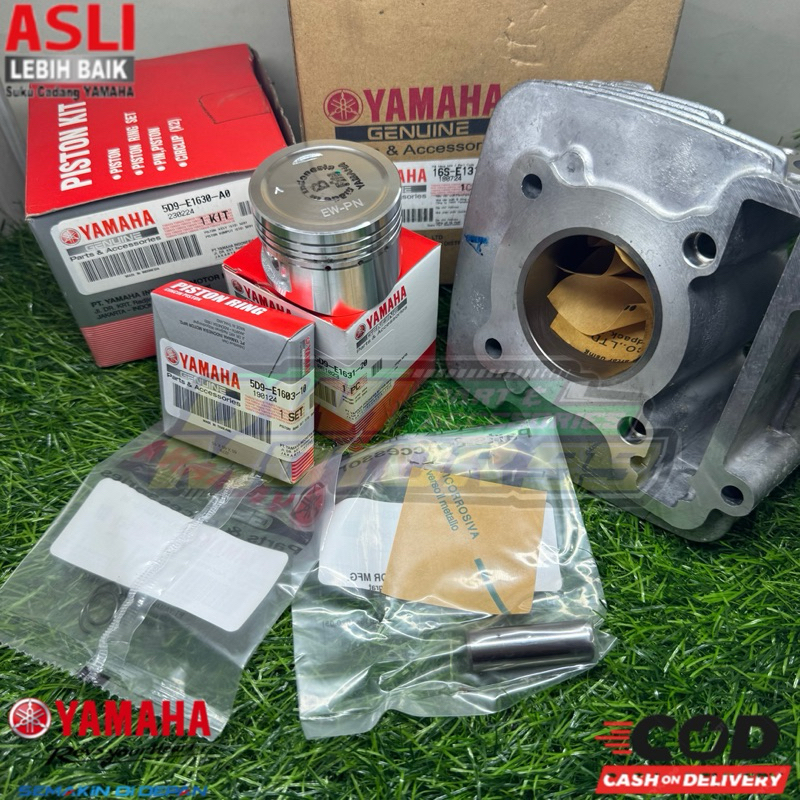 BLOCK BLOK SEHER CYLINDER SET PLUS SEHER 5D9 16S VEGA ZR JUPITER Z NEW 2010 ROBOT ORIGINAL ORI ASLI 