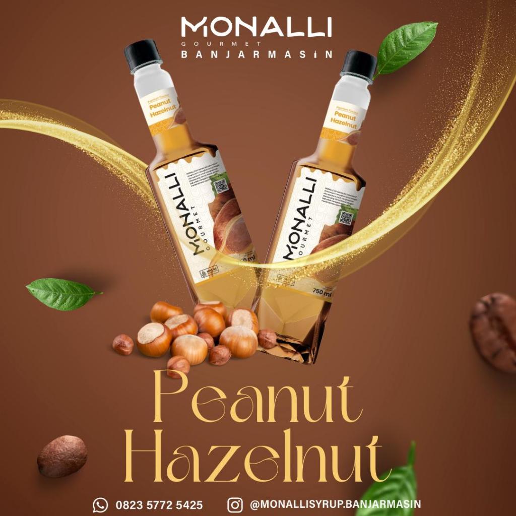 

Monalli Premium Syrup Peanut Hazelnut 750 ml