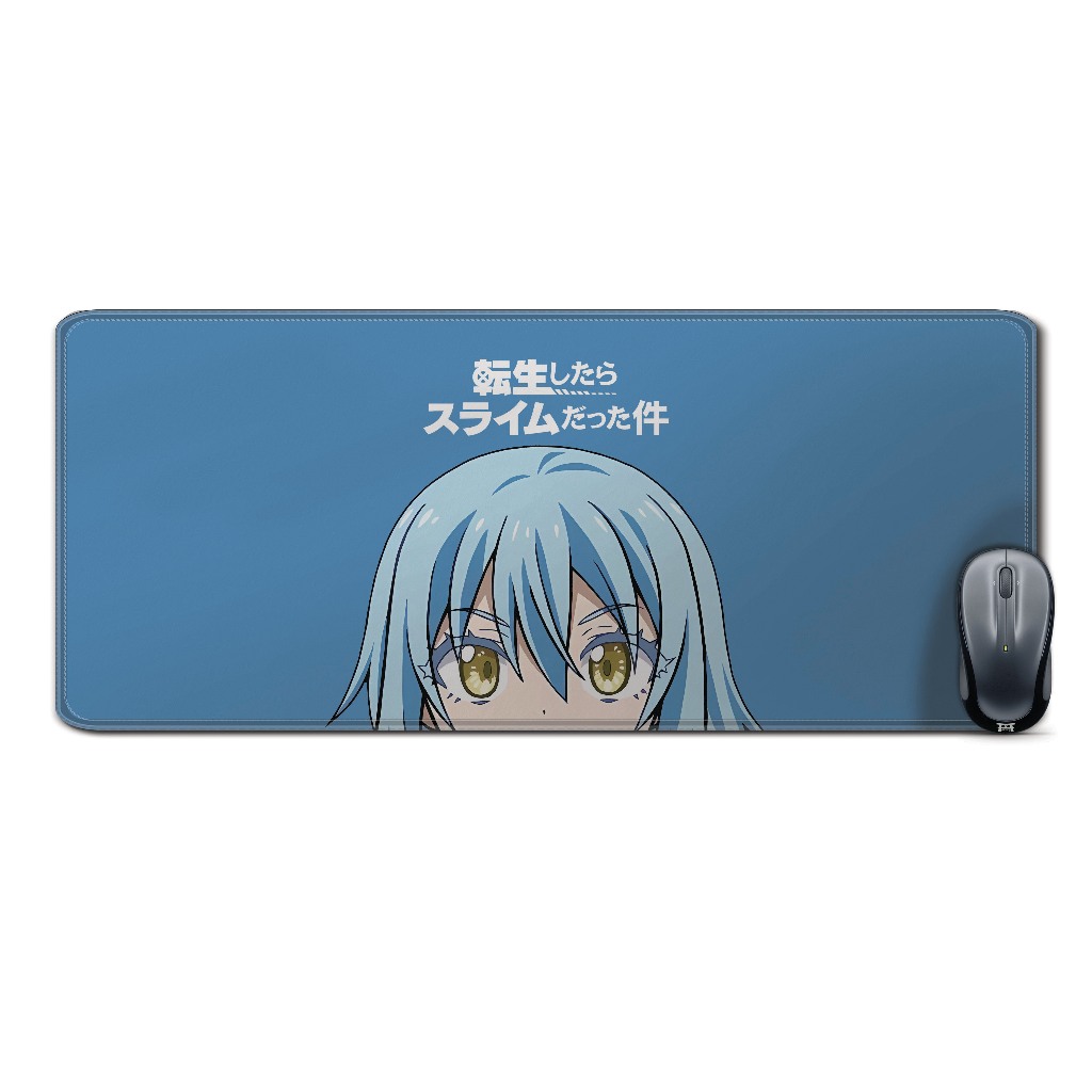 Deskmat mousepad extended anime RIMURU TEMPEST PEEKER-TENSURA SLIMEmaterial Rubber