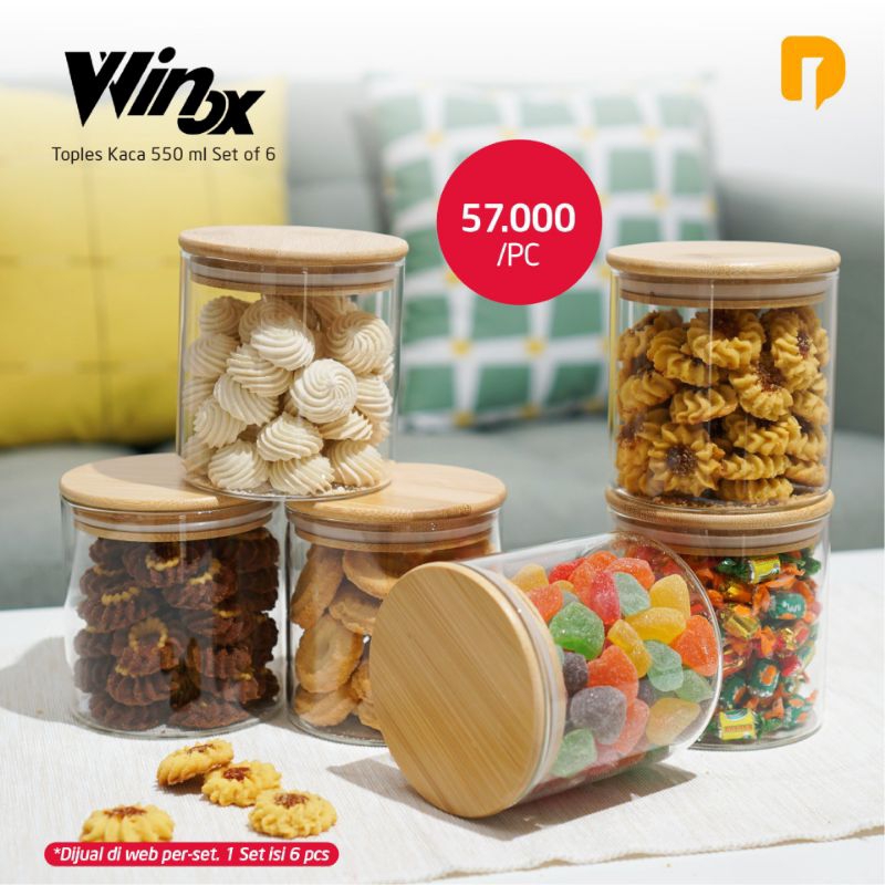 Toples Kaca Winox Arcopal