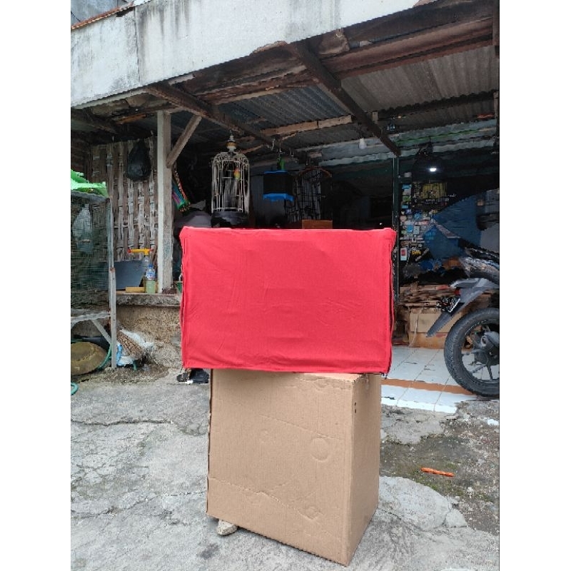 KERODONG BURUNG LOVEBIRD UMBARAN SBN 40X60 BAHAN KAOS TEBAL PREMIUM